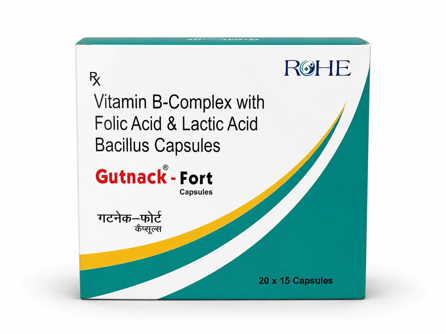 Gutnack-Fort vitamin B-complex with folic acid and lactic acid bacillus capsules
