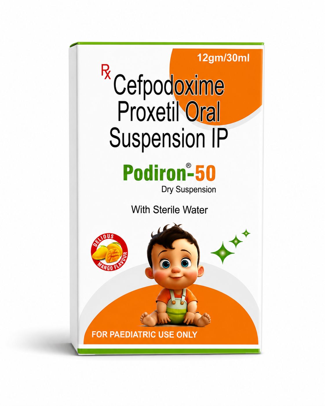 Podiron-50 Cefpodoxime Proxetil oral suspension for children