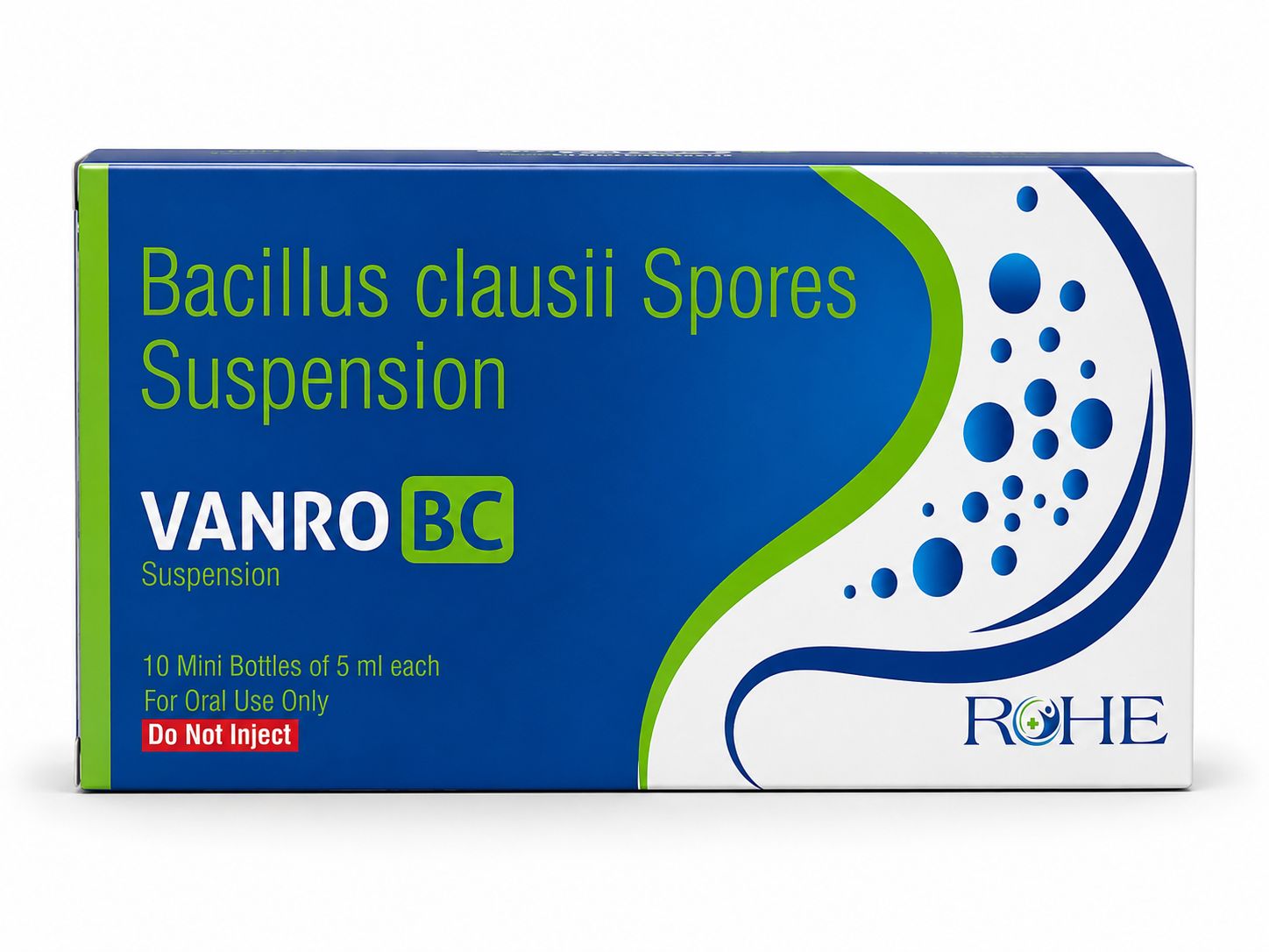 Vanro BC Bacillus clausii spores suspension mini bottles